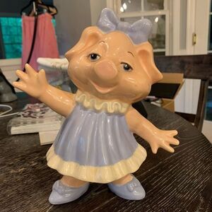 Vintage Gare Inc 1979 Large Pig Figurine